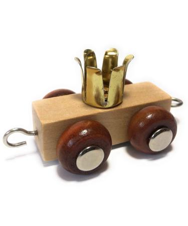 Personalizable Colorful Wooden Train - Ebyreo Locomotive & Wagons | Unique Name Assembly & Candle Wagon Set - Buy Online on GoSupps.com