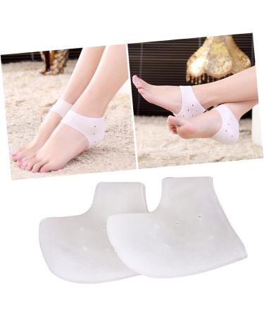 Healeved 6 Pairs Silicone Ankle Cover Heel Protectors Shoe Pads Shoe Mats Heel Protective Sleeve Gel Ankle Protectors Silicone Heel Guard Silicone Gel Insole Moisturizing White Sock - Buy Online on GoSupps.com