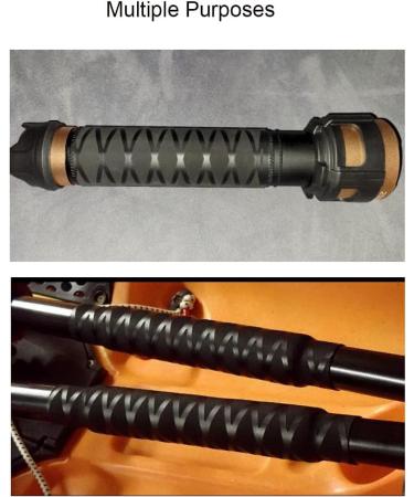 30mm X-Tube Heat Shrink Sleeve Wrap Tubing for Fishing Rod Grips - Non-Slip, Waterproof, Insulated - 39Inch Length - Durable Repair - Black - Buy Online on GoSupps.com