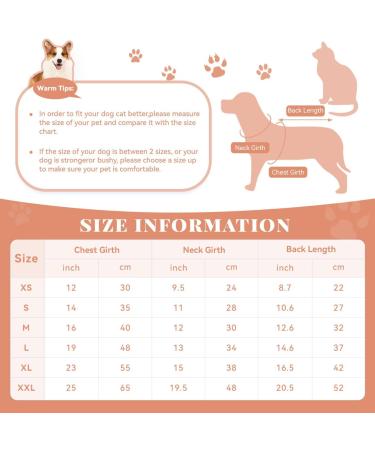 ALAGIRLS Winter Turtleneck Dog Sweater | Medium Dogs | Warm & Breathable | for Yorkie, Shih Tzu, Dachshund, Chihuahua, Bulldog | LightOrange - Size M - Buy Online on GoSupps.com