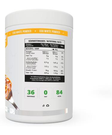 Buy EGG White Protein - Lactose-Free Aspartame-Free | MST Nutrition Berlin (Salted Caramel) - International Shipping Available - Buy Online on GoSupps.com