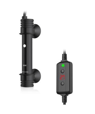 NICREW Aquarium Heater 50W Temperature Adjustable Aquarium Heater with Controller for Aquariums up to 40L Overheating Protection 50 W - Buy Online on GoSupps.com