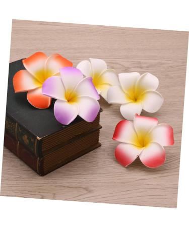 LALAFINA 36 Pieces Hair Barrettes for Women Hawaiian Flower Clips Hawaiian Flower Barrettes Plumeria Hair Clip Foam Hair Clip for Women Hawaiian Decorations Issue Card Travel Flowers - Buy Online on GoSupps.com