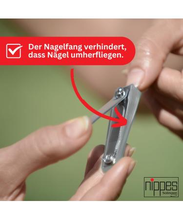 Premium Nipple Nail Clippers for Foot & Fingernails - 6cm with Nail Catch - Ideal for Strong Nails | Nail Care Knipser - Buy Online on GoSupps.com