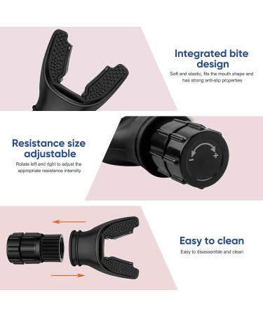 Lung Exerciser Device Trainer | Oxyflow Breathing Trainer for Improved Lung Health - Black/White - Buy Online on GoSupps.com