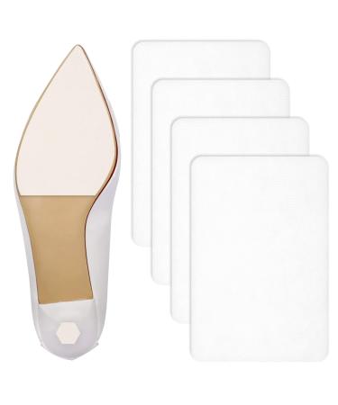 Non Slip Shoe Pads Shoes Sole Protectors Shoe Grips on Bottom of Shoes Shoe Bottom Protector Shoes Cushion for High-Heels Leather Shoes on-Slip Shoes Cover Bottoms for Women (clear)