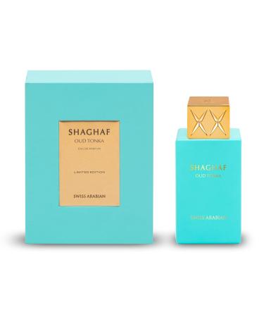 Swiss Arabian Shaghaf Oud Tonka - Vanilla Perfume with Warm Amber Fragrance - Earthy and Woody Allure - Enchanting Fusion of Arabic Perfume - 2.5 oz - Buy Online on GoSupps.com