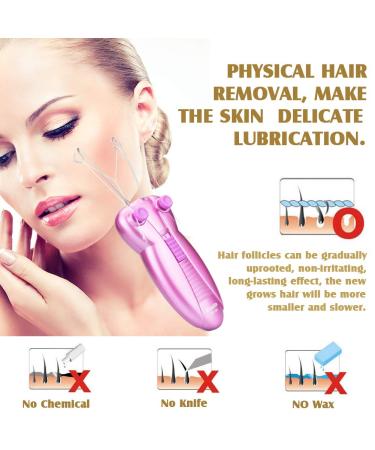 Capmesso Electric Face Hair Remover for Women - Pink Hair Shaver & Epilierer for Flawless Skin - Perfect Valentine's Day Gift - Buy Online on GoSupps.com