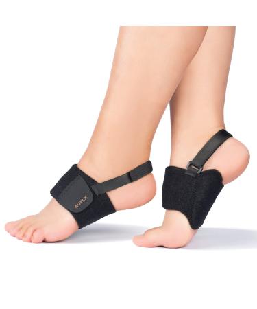 Arch Support Brace for Men Women  Plantar Fasciitis Wrap/Band with Orthotic Pad Relief Pain Plus  Non-slip Heel Strap and Adjustable Velcro  Compression Sleeves for Flat Feet High/Fallen/Low Arches
