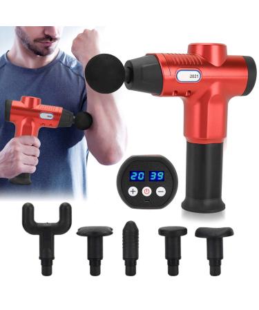 Electric Massage Gun - Quiet Adjustable Muscle Massager with Digital Display for Fatigue Relief | International Shipping - Buy Online on GoSupps.com