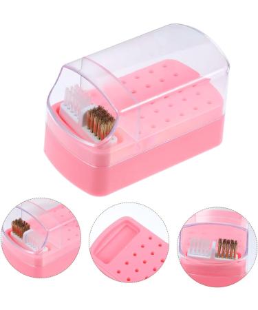 FOMIYES 2pcs Nail Polish Head Box Nails Drill Bits Nail Drill Bit Case Nail Drill Bit Holder Nail Drill Holder Nail Drill Organizer Nail Drill Storage Nail Bits Plastic 2 in 1 Accessories - Buy Online on GoSupps.com