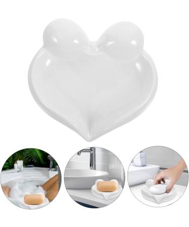 Cabilock Bow Soap Dish Soap Holder Soap Dish Shower Soap Container Soap Draining Container Soap Dish Ceramic Soap Rack Ceramic Soap Dish Bowknot Soap Case Ceramics Portable Soap Box White - Buy Online on GoSupps.com