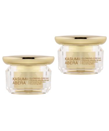 ABERA Kasumi Face Cream Hydrating Treatment for Face Smooth Enhancer Extensive Moisturizer (0.7 Oz Per Item) (2 Box)