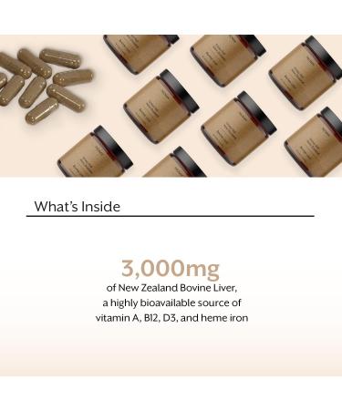 ProMix Nutrition Grass Fed Raw Beef Liver Supplement - Multivitamin Detox for Liver Health - Bioavailable Vitamins A B12 D3 Heme Iron - 180 Gelatin Capsules - International Shipping Available - Buy Online on GoSupps.com