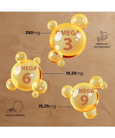 Vegan Omega Gold - Omega 3 6 and 9 Supplement 30 Capsules - Buy Online on GoSupps.com