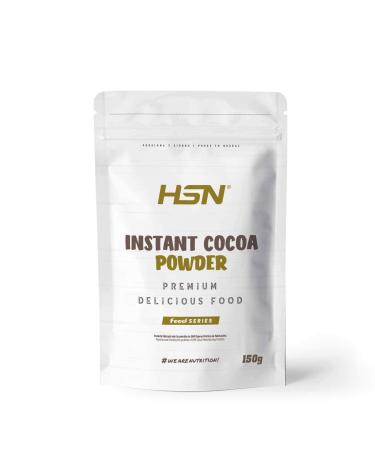 HSN Instant Cocoa + Inulin by HSN | Chocolate Flavour 150g 21 servings per box | Instant Coconut Powder 100% Pure No Sugar Added Sugar High Fiber Non-GMO Vegan Free