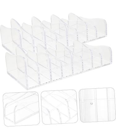 NUOBESTY 8 Pcs Makeup Storage Rack Clear Display Case Divided Purse Organizer Cosmetic Organizers Drawer 17.2X8.5X5.3CMx4pcs Transparentx4pcs - Buy Online on GoSupps.com
