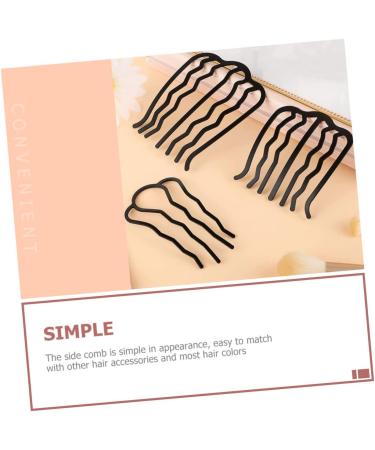 FRCOLOR 32 Pieces U-Clip Comb Hair Accessories Hair Styling French Comb Clip Black Comb Hair Fork Clips Decorative Hair Combs Grace Holder Hair Dryer Bun Miss Accessories Iron - Buy Online on GoSupps.com