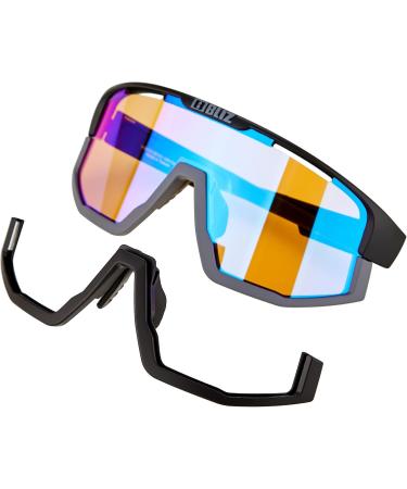 Buy Bliz Vision Nordic Light Sports Glasses - Matt Black-Orange Blue Multi | International Shipping Available - Buy Online on GoSupps.com
