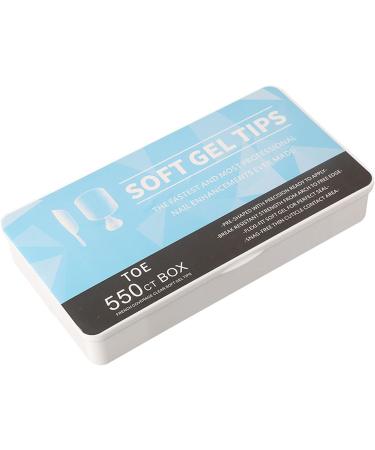 550Pcs Clear Soft Fake Toenail Square Fake Toenail Full Coverage Press On Toe Nail for Nail Extension DIY Fake Foot Nail Press On Toenails Artificial Toenails for Women Full Cover Toe Nails Toenail - Buy Online on GoSupps.com