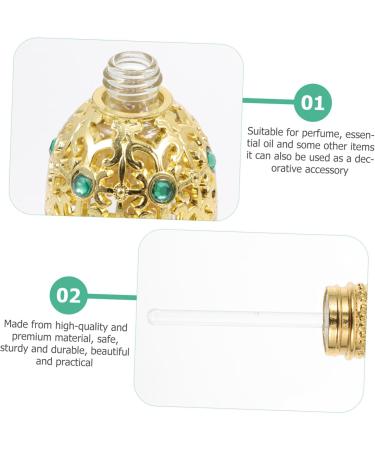 Healeved 1pc Middle Eastern Perfume Bottle Multipurpose Empty Bottle Perfume Sub Bottle Liquid Holder Convenient Sample Bottle Vintage Perfume Bottle Glass Perfume Bottle Liquid Bottle - Buy Online on GoSupps.com