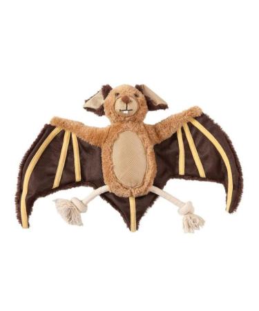 Danish Design Bertie The Bat Squeaky Crinkly Chewable Rope Dog/Puppy Toy 10 Inch