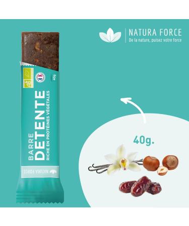 NATURA FORCE - Protein Bar - 40g - Pack of 24 - Rich in fiber and trace elements - 20% protein - Made in France - Buy Online on GoSupps.com