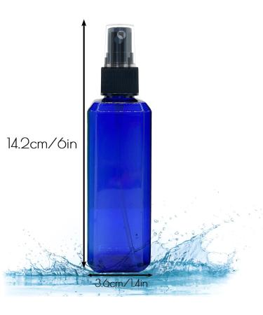 KKONHII 3Pcs Transparent Square Plastic Cosmetics Spray Bottles - 3oz Fine Mist Face Spray, DIY Homemade, Easy Carry - 100ml - Buy Online on GoSupps.com