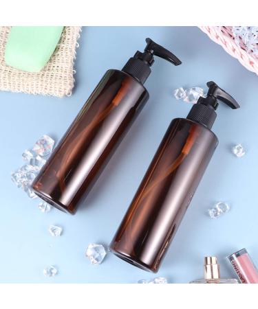 Beaupretty 6Pcs 250ml Soap Dispenser Pump Bottles Travel Empty Lotion Pump Bottle Refillable Bottle for Liquid Soap Lotions Shampoo (Brown Body Random Pump Head) - Buy Online on GoSupps.com