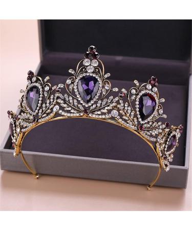 Vintage Crystal Queen Tiara for Women - Wedding, Halloween & Prom Accessory - Buy Online on GoSupps.com