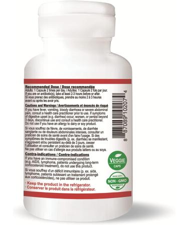 Nutridom 80 Billion Multi Probiotics 60 Vegan capsules Enteric Coated 14 Strains Extra Strength Non-GMO Made In Canada - Buy Online on GoSupps.com