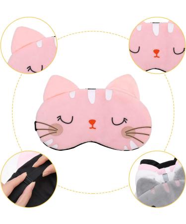 KLEBREIS 4 Pcs Cute Eyemask for Sleeping Kids Cartoon Cat Sleepingmask Soft and Lightweight Travel Eye Cover Funny Animal Blindfold for Women Men Kids - Buy Online on GoSupps.com