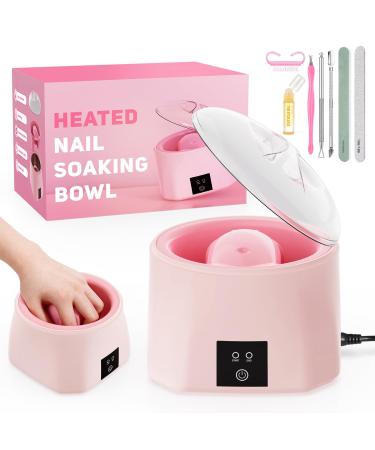 Electric Nail Soak Off Bowl for Manicure: 36W Fast Heating Nail Soaking Bowl - Manicure Bowls for Salon Home