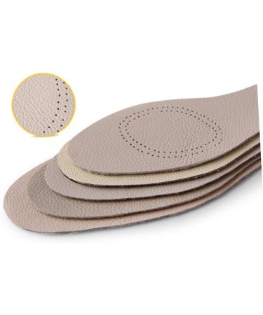 NOLITOY 3 Pairs Breathable Sports Insoles - Premium Leather Cowhide Shoe Pads for Ultimate Comfortable Support - Buy Online on GoSupps.com