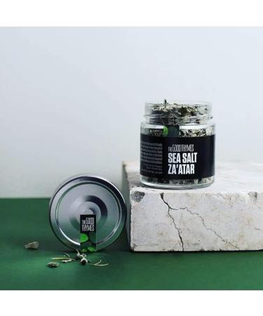 Chilli Sea Salt with Zaatar The Good Thymes Zatar 125g Ideal for Salt Mill: Eastern and Mediterranean Spices 100% Natural 100% Vegan No Preservatives - Buy Online on GoSupps.com