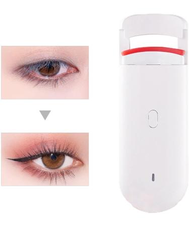 Electric Eyelash Curler - Eyelash Curler Lash Tool | Waterproof Anti-Scalding Long-Lasting Lash Tool Fast Heating Makeup Accessories for Outing Daily Use Meeting Shopping Dating White - Buy Online on GoSupps.com
