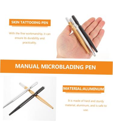 Balacoo 3pcs Eyebrow Pencil Eyebrow Pen Portable Pen Microblading Pencil Hand Pen Major - Buy Online on GoSupps.com