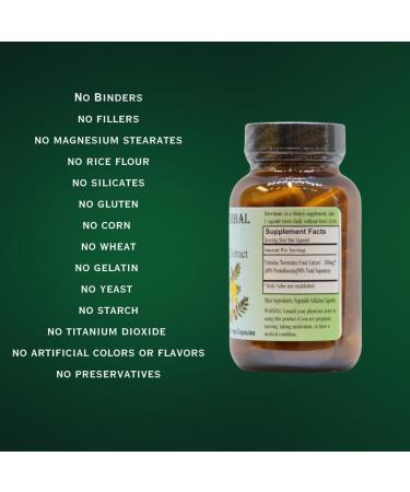Barlowe's Herbal Elixirs Tribulus Terrestris Extract | 40% Protodioscin & 90% Total Saponins | 500mg Per Capsule | 60 Veggie Capsules | Glass Bottle - Buy Online on GoSupps.com