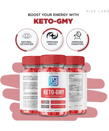 Buy Keto-GMY Gummies for Weight Loss (2 Pack) Vegan ACV Gummy Supplements for Belly Fat Diet Advanced BHB Formula 120 Gummies - Buy Online on GoSupps.com