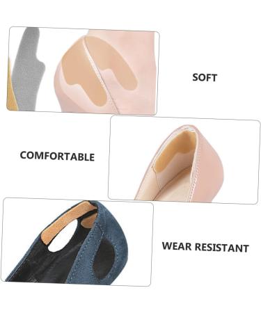 FRCOLOR Anti-Abrasion Heel Stickers - 6 Pairs Non-Slip Cushions for Ladies Pumps & High Heels - Clear Transparent Inserts for Ultimate Comfort - Buy Online on GoSupps.com