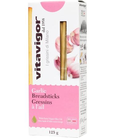 Vitavigor Garlic Breadsticks 125 Grams 12 Pack - Buy Online on GoSupps.com