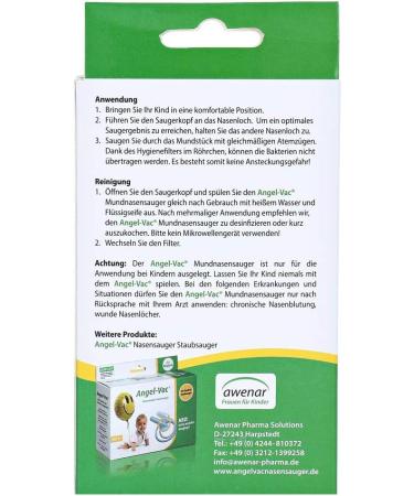 ANGEL VAC Oral Nasal Aspirator with Cleaning Brush - Efficient Baby Care Tool for Clear Breathing | International Shipping Available - Buy Online on GoSupps.com