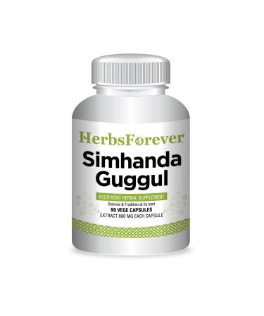 HerbsForever Simhanada Guggul Capsules Ayurvedic Traditional Formulation Joint Health Supplement - 90 Vege Capsules