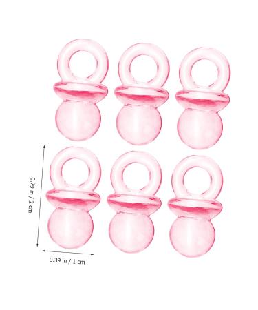 100 Pieces Baby Pacifiers - Blue/Shiny Baby Shower Toys | DIY Accessories & Acrylic Chupones - Pack of 1 - Buy Online on GoSupps.com
