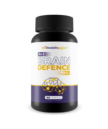 ALZ Brain Defence Pro - Our Best Advanced Memory Formula - Turmeric Memory and Brain Memory Support Supplement - Brain Booster Supplement for Focus Memory Clarity Energy - Memory Pills