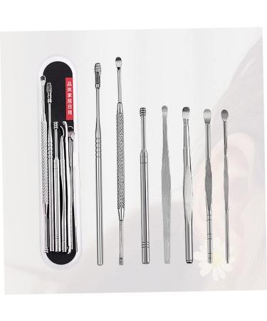 Anneome 7pcs Ear Cleaning Tool Set | Stainless Steel Ear Wax Removal Kit - Buy Online on GoSupps.com