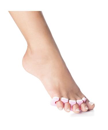 Soft Two Tone Toe Separators - 12 Pack - Ideal for Pedicures, Nail Polish Application & Toes Alignment - Iridesi - Buy Online on GoSupps.com