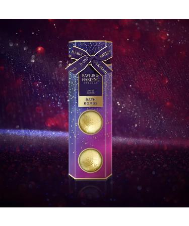 Baylis & Harding Midnight Fig & Pomegranate Luxury Bath Bomb Trio Gift Set - Vegan Friendly - Buy Online on GoSupps.com