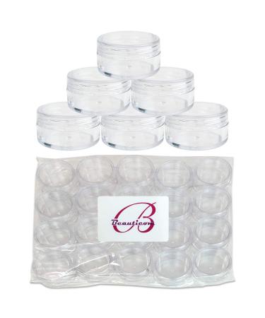 Beauticom 10G/10ML Clear Jars - 300 Pack Screw Cap Lids for Jewelry Paints & Craft Supplies - BPA Free - International Shipping - Buy Online on GoSupps.com