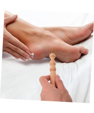 Healeved Trigger Point Massage Stick - Manual Acupuncture Tool for Tendon Relief & Muscle Roll - Wooden Self-Massage Device (16.2x2.2cm) - Ideal for Home Use - Shop Internationally! - Buy Online on GoSupps.com